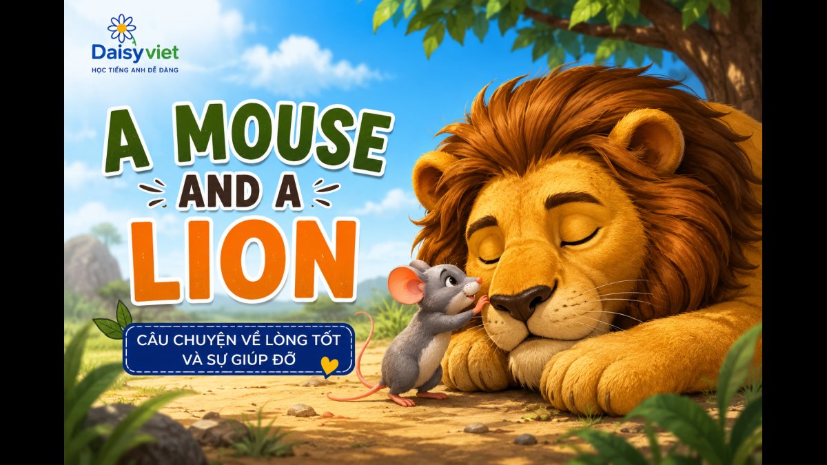 A MOUSE AND A LION