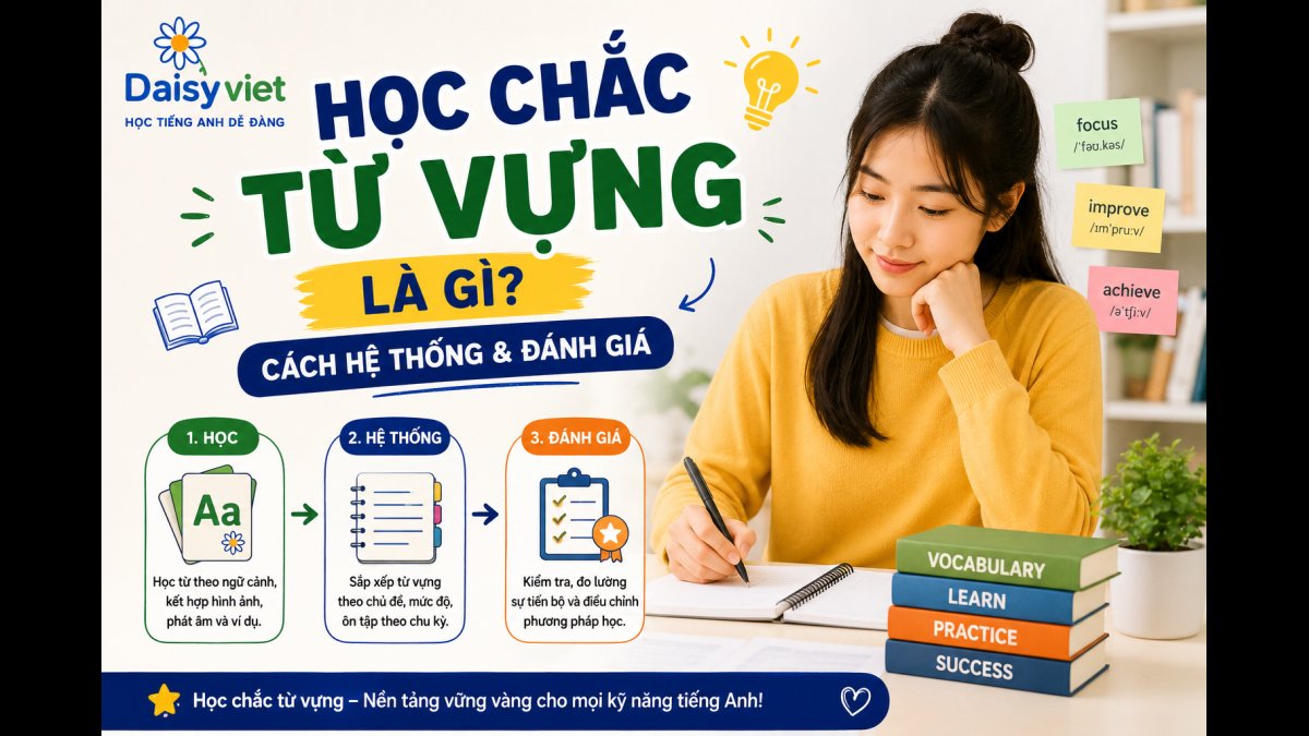 Học chắc từ vựng là gì? Cách hệ thống đánh giá