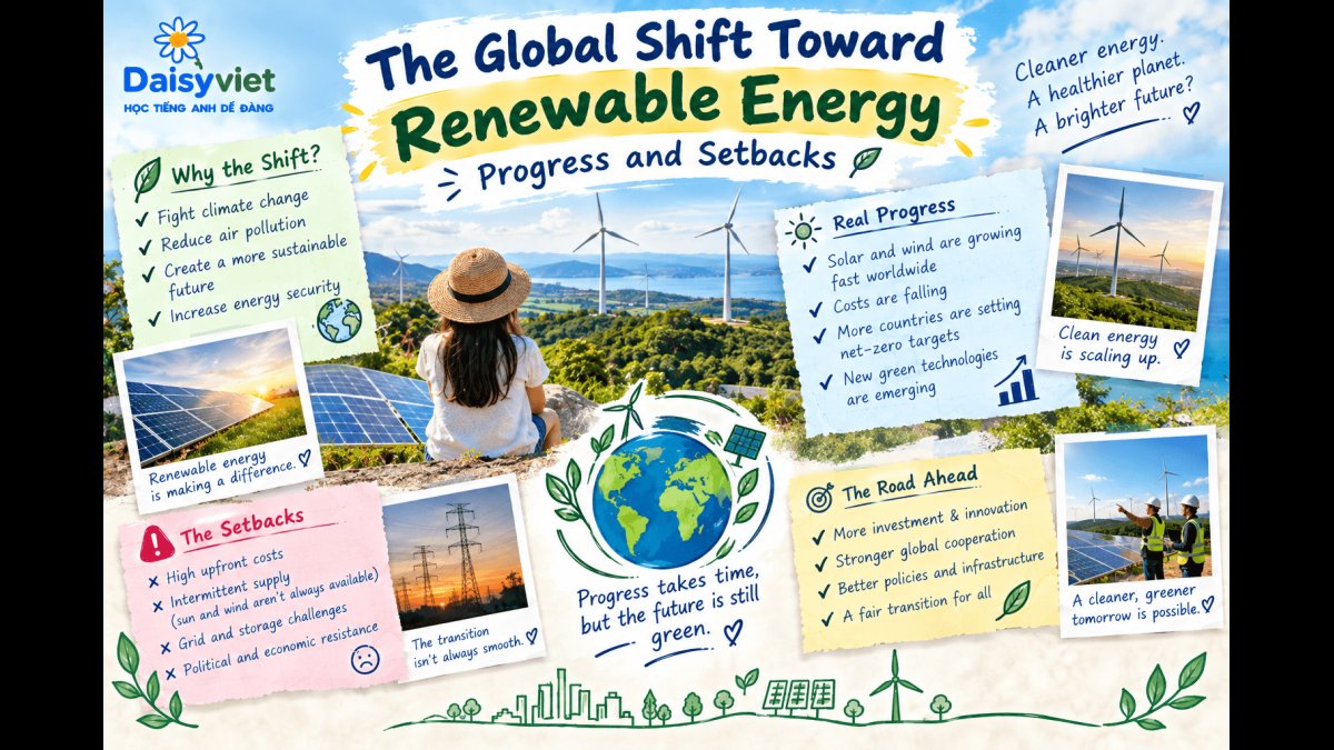 The Global Shift Toward Renewable Energy: Progress and Setbacks