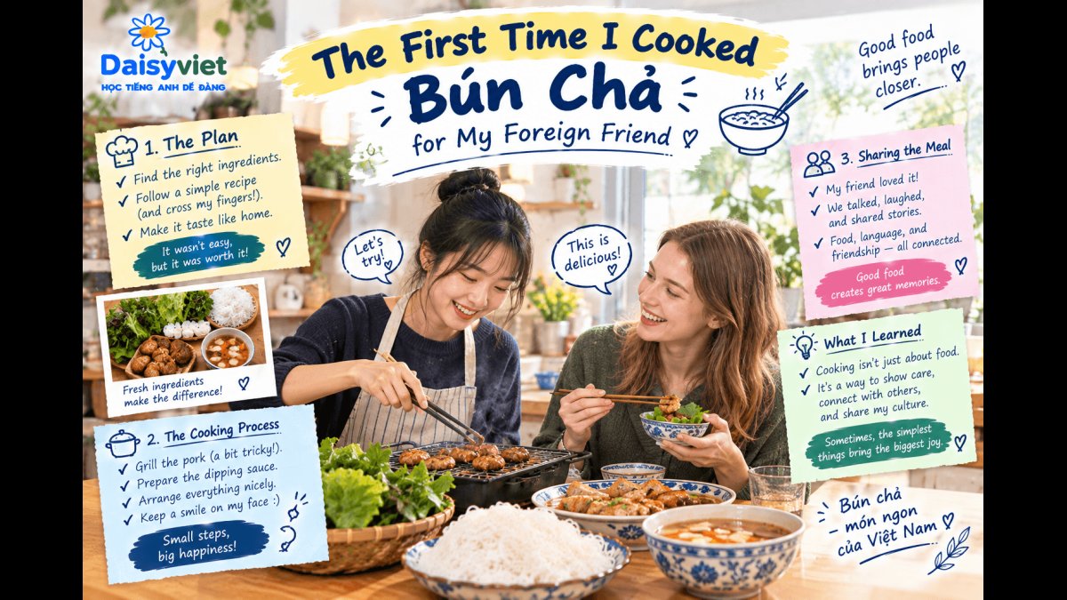 The First Time I Cooked Bun Cha for My Foreign Friend