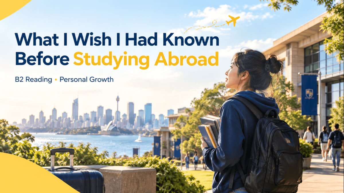 What I Wish I Had Known Before Studying Abroad