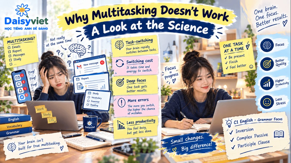 Why Multitasking Doesn't Work: A Look at the Science